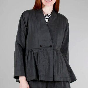 Bitte Kai Rand Women's Cotton Linen Blend Peplum Jacket